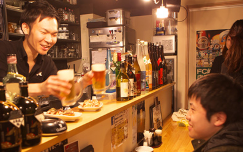 居酒屋の内装・カウンター